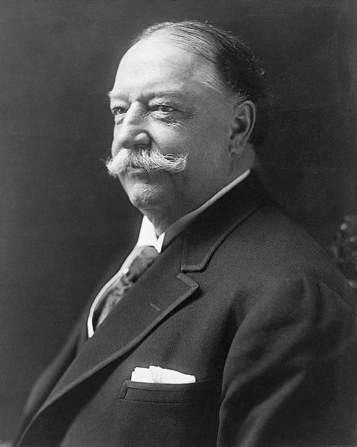 U.S. President William H. Taft Portrait - 24x36 Inch Glossy Laminated ...