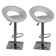 thumbnail image 1 of U.S. Pride Furniture Daisy Adjustable Swivel Bar Stool - Set of 2, 1 of 2