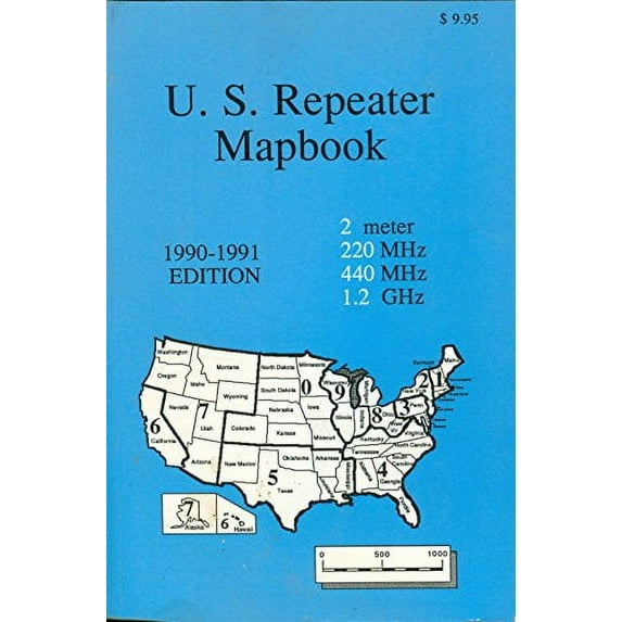 U.S. Repeater Mapbook 1990-91 (Paperback)
