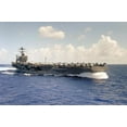 thumbnail image 1 of U.S.S. Abraham Lincoln & Carrier Air Wing Two - 20x30 Inch Laminated Poster - Stunning Detail and Bold Colors, 1 of 4