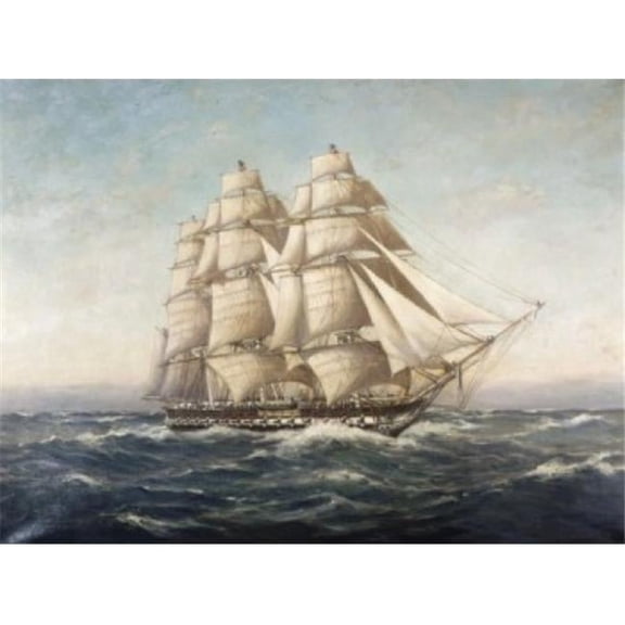 U.S.S. Constitution Myron Clark, 1876-1925 American Poster Print, 24 x 36 - Large