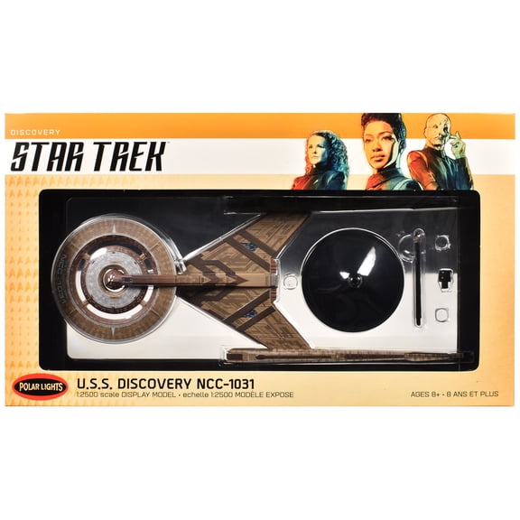 U.S.S. Discovery NCC-1031 Spacecraft "Star Trek: Discovery" (2017-2024) TV Series 1/2500 Scale Model by Polar Lights