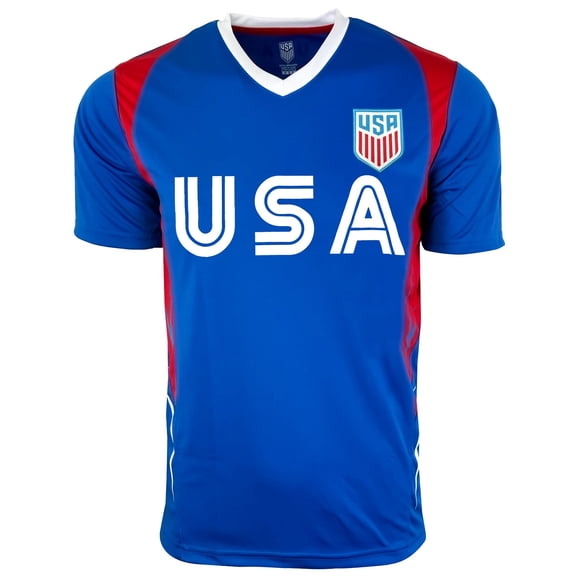 Icon Sports USA Gameday Soccer Jersey, Polyester, Royal Blue, S-XXL, 1-Pack