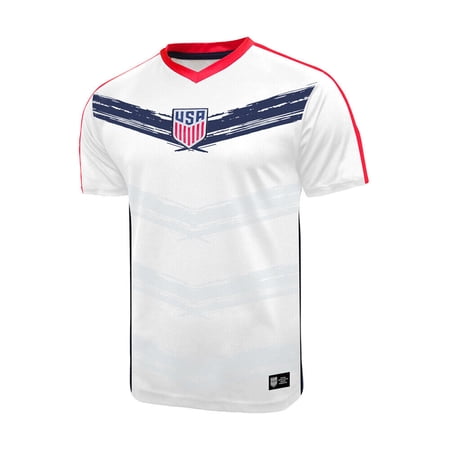 U.S. Soccer USMNT Game Day Soccer Jersey Crossover White Home - Medium