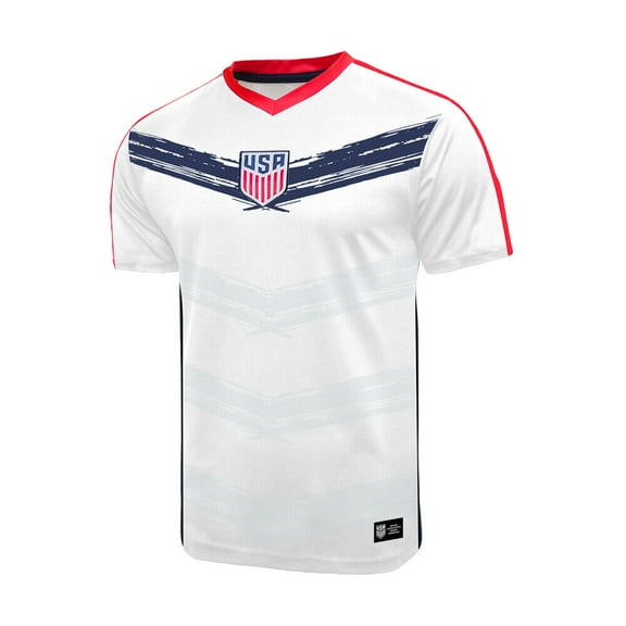 U.S. Soccer USMNT Game Day Soccer Jersey Crossover White Home - Small