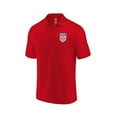 thumbnail image 1 of Icon Sports Officially Licensed International Teams Woven Patch Polo Shirts - USNMT, Red, Medium, 1 of 7