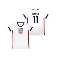 thumbnail image 1 of U.S. Soccer USWNT National Team Gameday 4 Star Champion Soccer Youth Poly Shirt - Smith 11, YXL, 1 of 4