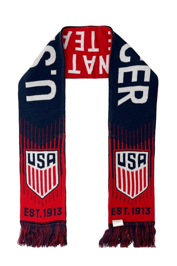 Unisex Acrylic Scarf, Blue, 1-Piece