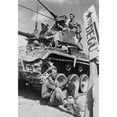 thumbnail image 1 of U.S. Soldiers Guard A Roadblock On The Naktong River Front In The Taegu Area With An M-24 Tank. Aug.-Sept. 1950. Battle, 1 of 1