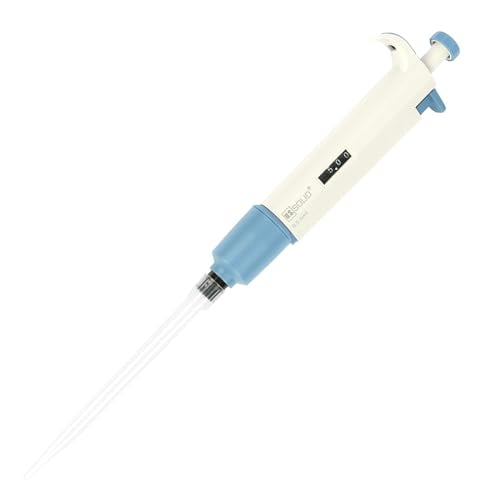 U.S. Solid 0.5-5 ml Single Channel Pipette - Adjustable Scientific Micropipette High Accuracy Pipettor