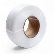 U.S. Solid 1/2" x 5480' Hand Grade Polypropylene (PP) Strapping Roll of 8" Core Size, 400 lbs Break Strength Packing Straps