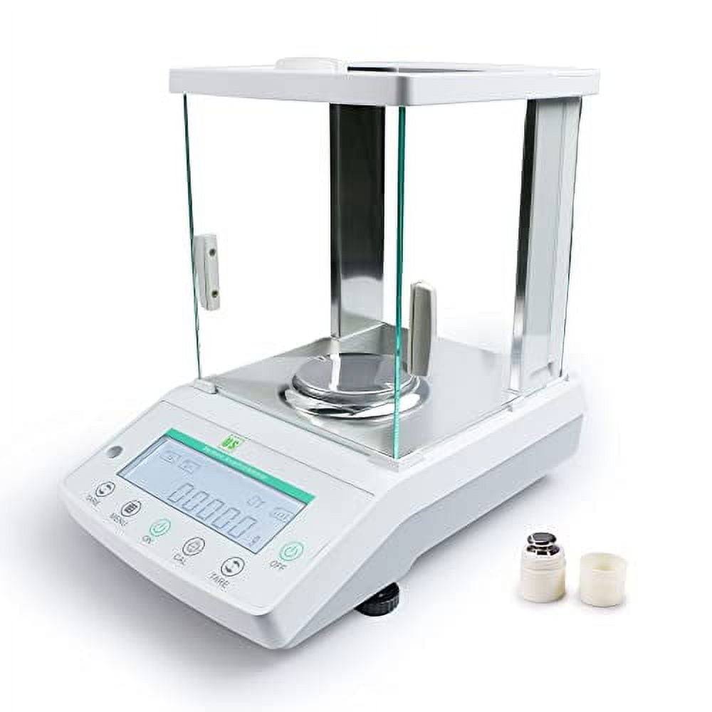 Lab Analytical Balance 100gx0.001g High Precision Lab Scale Accurate  Electronic Scientific Scale 1mg Digital Precision Weighing Scale Jewelry  Scales with Windshield (100g, 0.001g) 