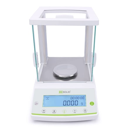 U.S. Solid 1mg Analytical Balance 1000g x 0.001g for Industrial and Lab Work Density Determination Dynamic Weighing USB and RS232 Interface Multiple Units