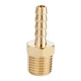 thumbnail image 1 of U.S. Solid 1/4 in Barb x 1/4 in MNPT Brass Fitting Hose Adapter, 1 of 4