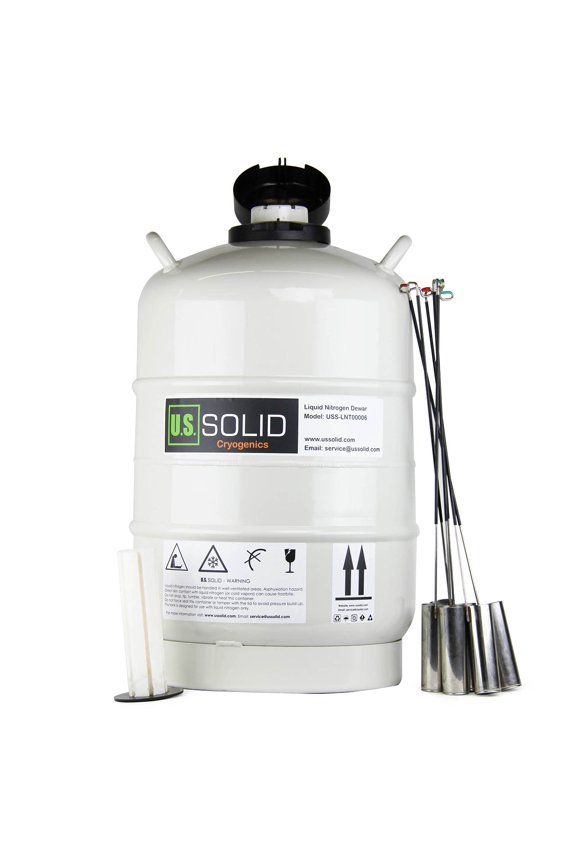 20 L Liquid Nitrogen Tank LN2 Storage Container Dewar