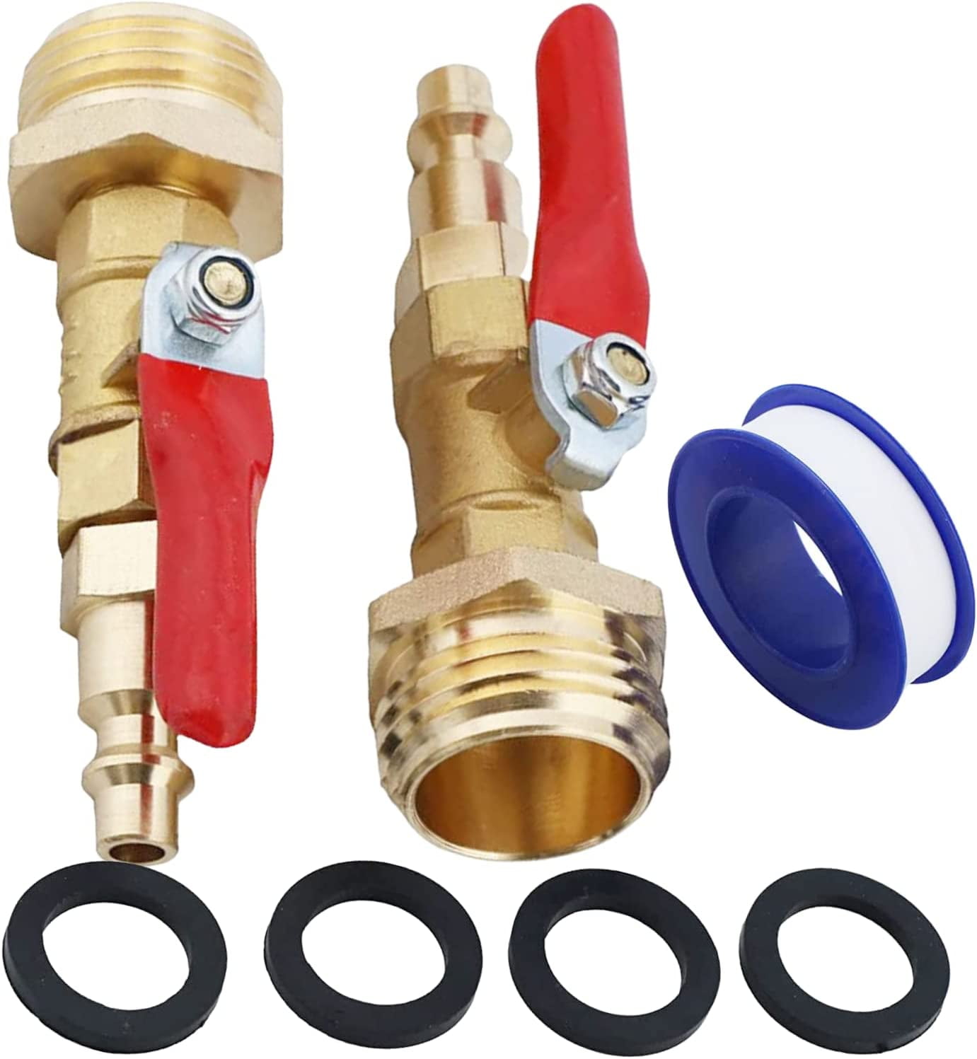 U S Solid 2pcs RV Winterize Brass Adapters With 3 4in M Garden Water u-s-solid-2pcs-rv-winterize-brass-adapters-with-3-4in-m-garden-water