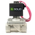 thumbnail image 1 of U.S. Solid Electric Solenoid Valve with Lead Wire AC 110V Stainless Steel 3/4 inch, 1 of 9