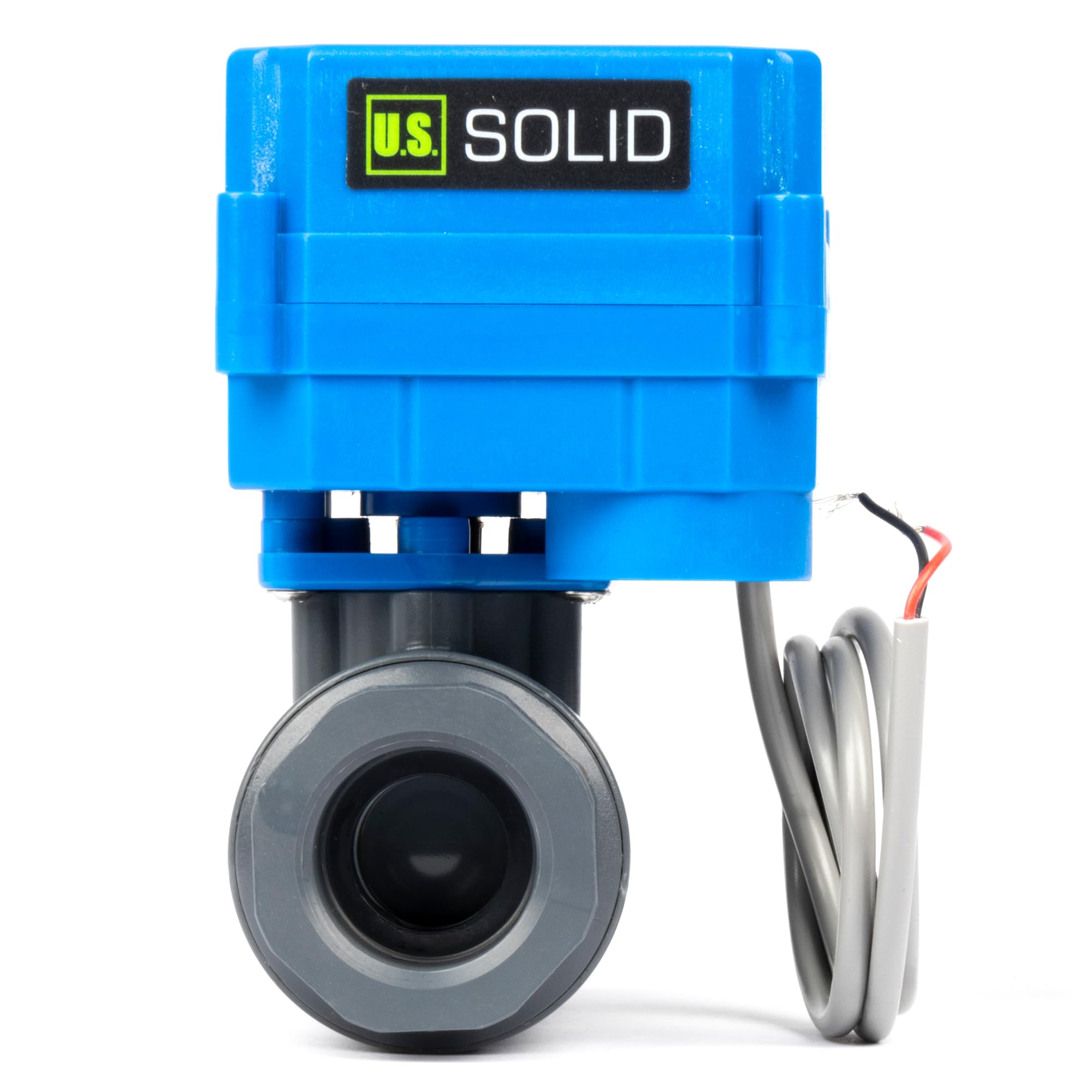 3/4" Motorized Ball Valve - Stainless Steel Electric Ball Valve With 3 Indicator Lights - 2 Wire Auto Return, Normally Closed, 9-36V AC/DC By U.S