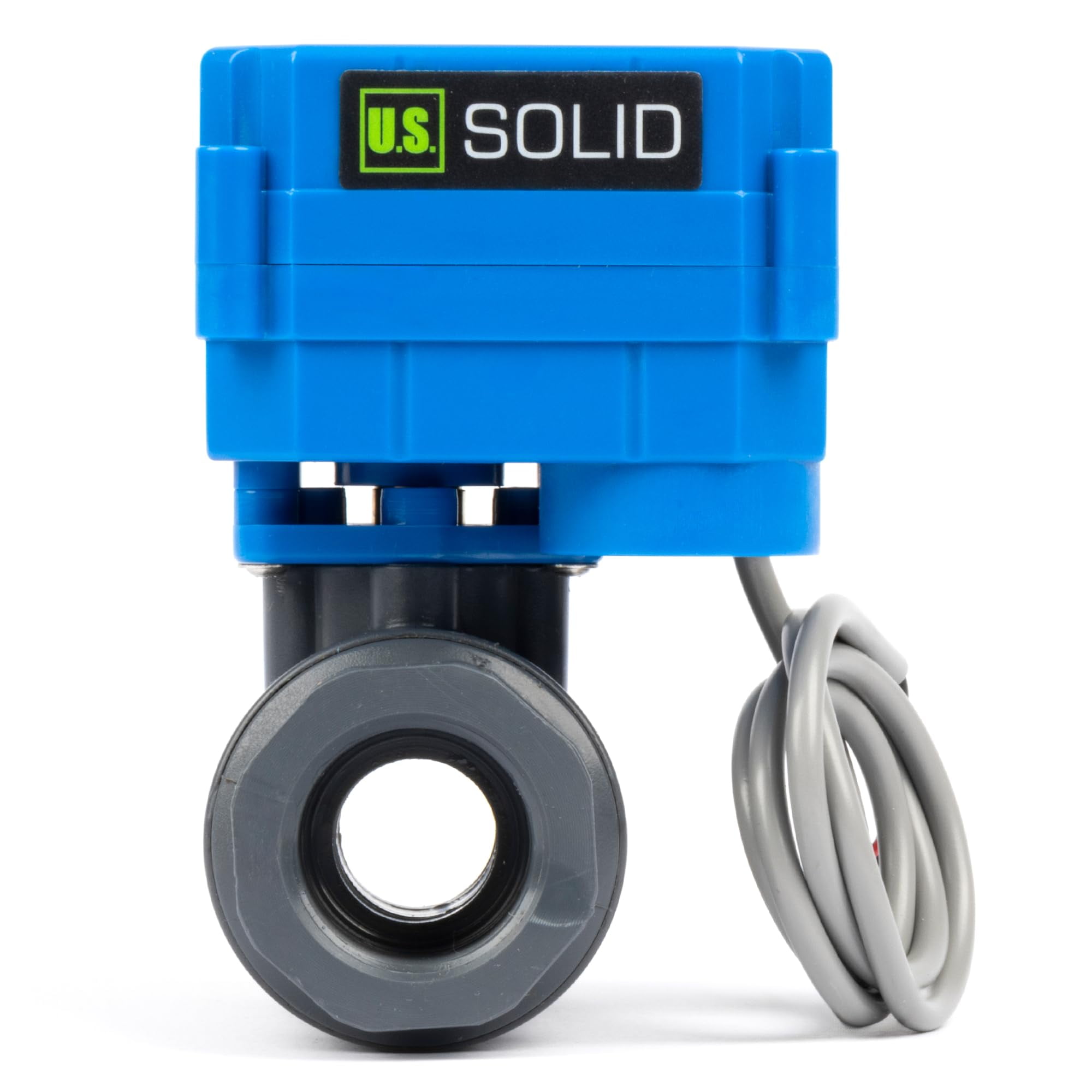 U.S. Solid Kogelkraan motor met handmatige 3/4 messing functie, 2-weg DN20, elektrische zoneklep, 9-24 V AC/DC, 2 draden, automatische terugkeer NC