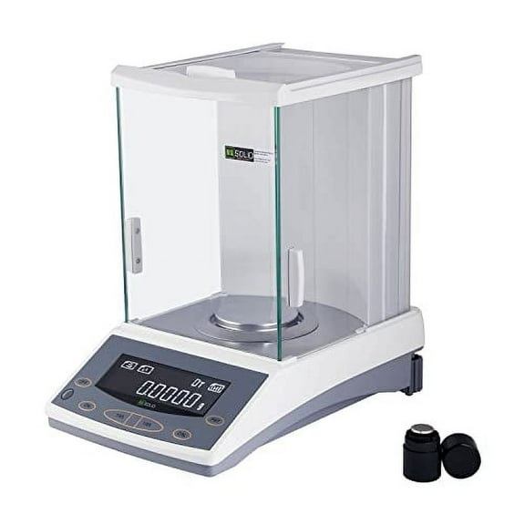U.S. Solid 300g x 0.1mg 0.0001g Digital Analytical Balance Lab Precision Scale
