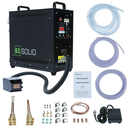 U.S. Solid 6KW 500-2200 KHz Ultra High Frequency Induction Heater Furnace, Single Phase 220 V