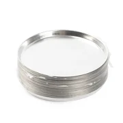U.S. Solid 96 mm Aluminum Sample Pan for USS-HMA1X/2X Moisture Analyzers, Pack of 50