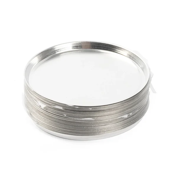 U.S. Solid 96 mm Aluminum Sample Pan for USS-HMA1X/2X Moisture Analyzers, Pack of 50