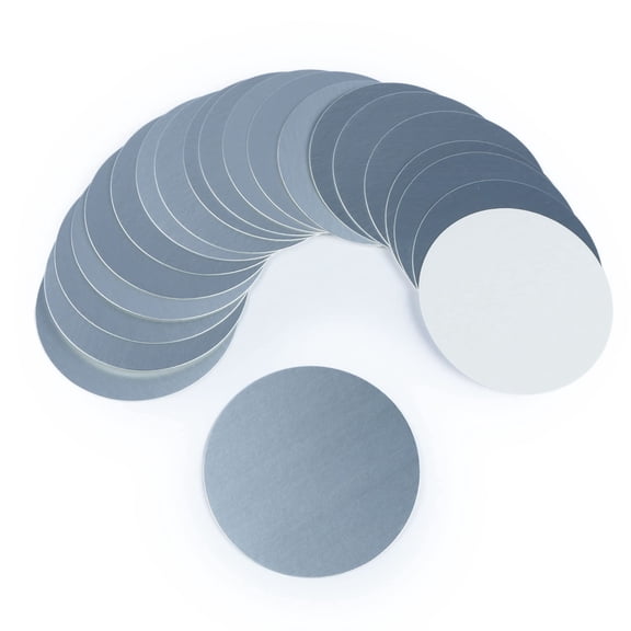 U.S. Solid Aluminum Foil Cap Liner Heat Sealing for PET Bottle Lid(100 pcs, 35mm)
