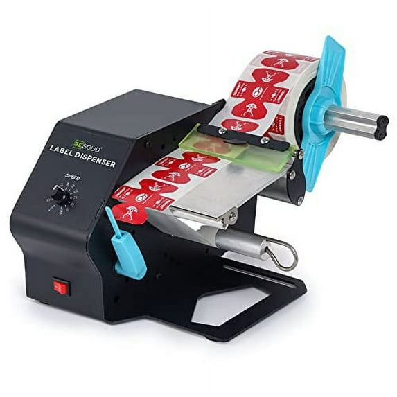 U.S. Solid Automatic Label Dispenser Dispensing Machine For Translucent And Opaque Labels, 0.2"-3.15" Label Width, 0.2"-∞ Label Length