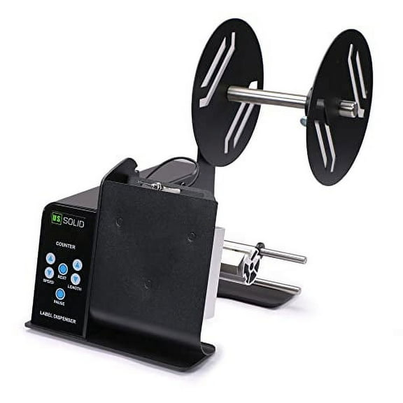 U.S. Solid Automatic Label Dispenser Dispensing Machine For Transparent And Opaque Labels, 0.4"-4.3" Label Width, 0.2"-11.8" Label Length
