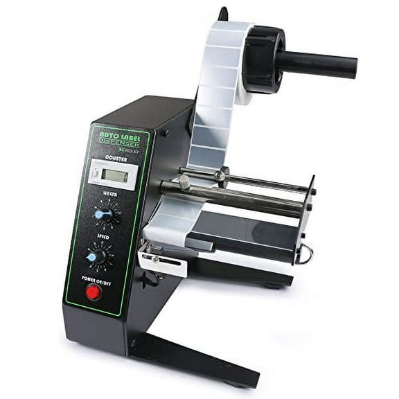U.S. Solid Automatic Label Dispenser Label Stripper Machine Auto Counting 0-999999, Label Width 4-140 mm Length 3-150mm, Speed Adjustable