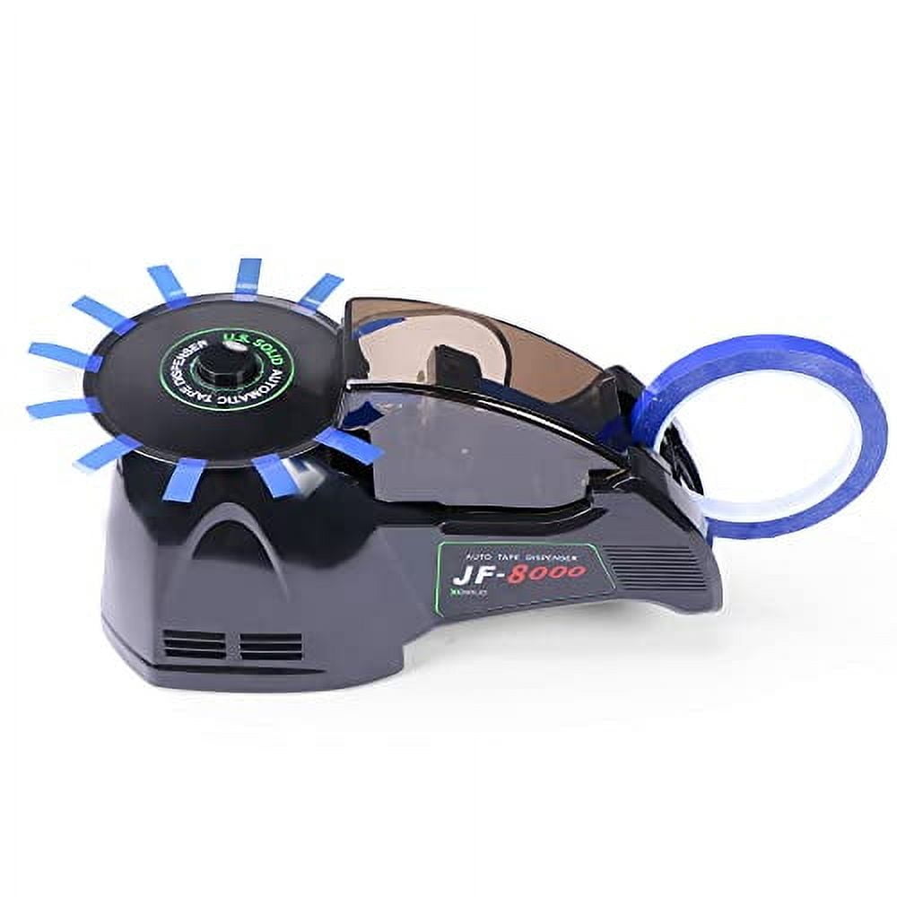 U.S. Solid Automatic Tape Dispenser Dispensing Cutting Machine JF-8000 For Adhesive Tapes, 0.12"-0.98" Tape Width, 0.2"-2.36" Tape Length