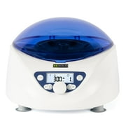 U.S. Solid Benchtop Centrifuge 6 x 1.5-5ml/7ml/10ml/15ml 300-5000 RPM 2600xg RCF Desktop PRP Lab Centrifuge Machine White Color