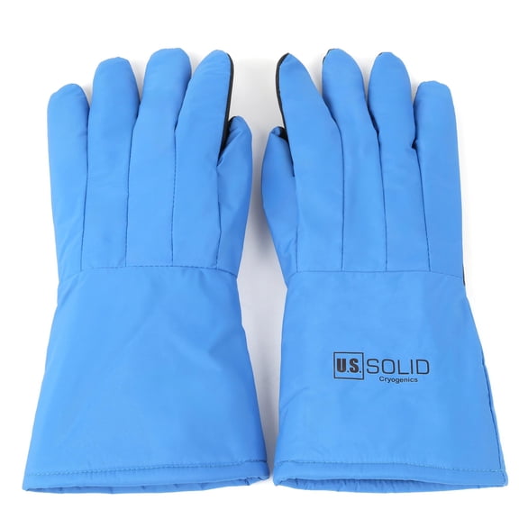 U.S. Solid Cryogenic Gloves, Liquid Nitrogen Protection, -319F, Low Temperature Resistant, CE EN511 Certified (15 inch (Anti-Slip))