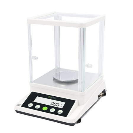U.S. Solid Digital Analytical Balance 1.1kg/1100g x 0.01g Electronic Lab Precision Scale with 1 LCD Screen, 4 Units Available, RS232 Interface