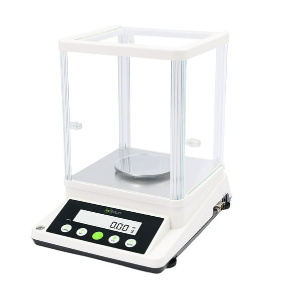 U.S. Solid Digital Analytical Balance 2.1kg/2100g x 0.01g Electronic Lab Precision Scale with 1 LCD Screen, 4 Units Available, RS232 Interface