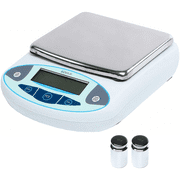 U.S. Solid Digital Analytical Balance 5kg/5000g x 0.01g Lab Precision Scale AC/DC Power Supply