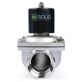 thumbnail image 1 of U.S. Solid Electric Solenoid Valve Semi-direct Lift VITON Seal Normally Closed DC 12V Stainless Steel 2 inch, 1 of 8
