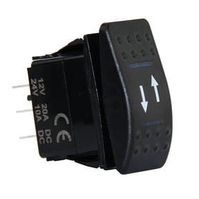 U.S. Solid Jeep Trucks Rocker Toggle Switch, 1.9 x 0.9 x 2.0 in