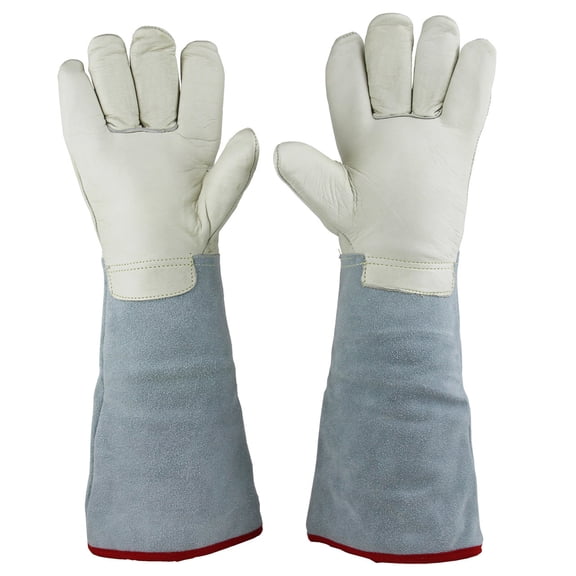 U.S. Solid LN2 Liquid Nitrogen Cryogenic Protective Gloves, 17.7"L 5.8"W