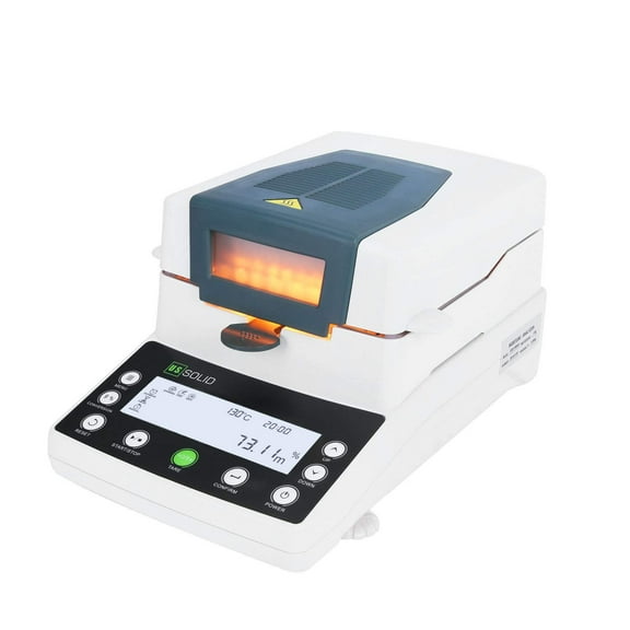 U.S. Solid Moisture Analyzer 0.01% Readability, 110 g x 1 mg Moisture Balance