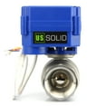 thumbnail image 1 of U.S. Solid Motorized Ball Valve, 1 inch Stainless Steel 9-24V AC/DC 3-Wire Setup, 1 of 5