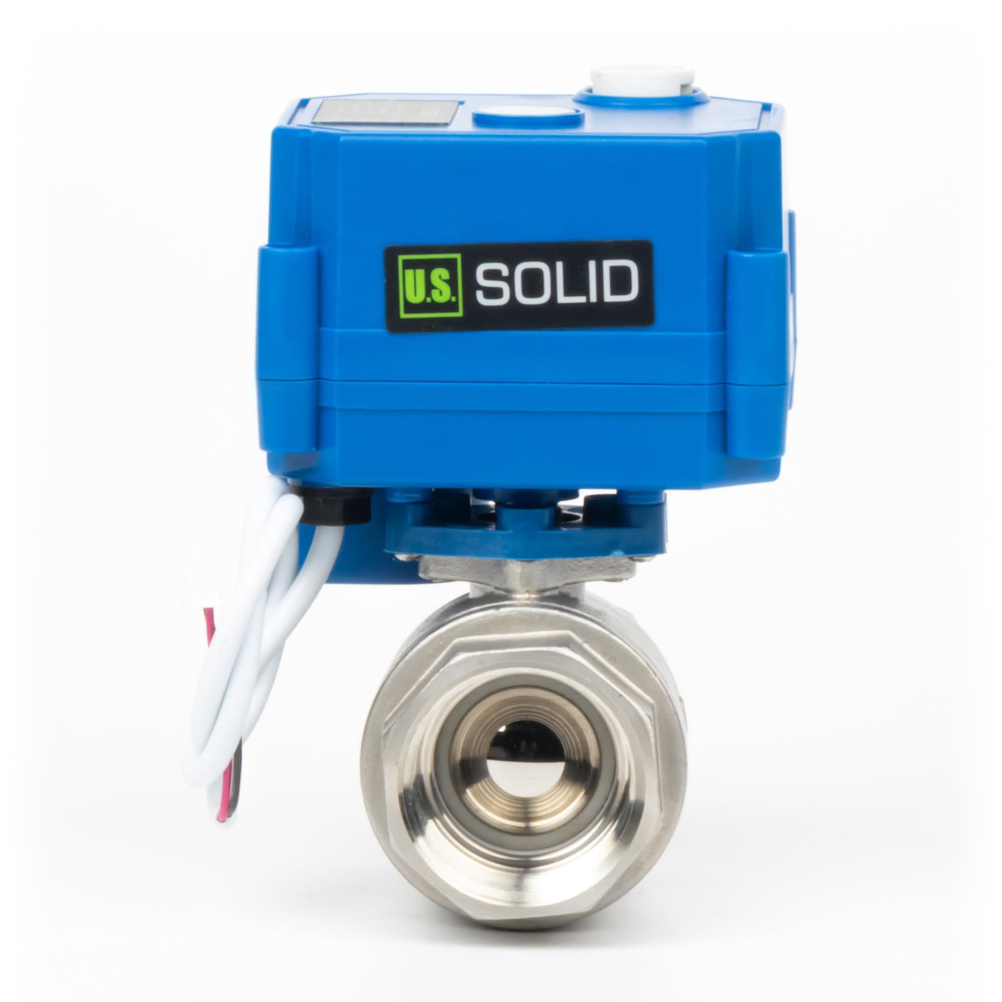 U. S. Solid IP65 Motorized Ball Valve with Hand Wheel 1 in NPT Full ...