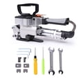 thumbnail image 1 of U.S. Solid Pneumatic Strapping Tool Handheld Packaging Machine For PP PET Belt Width 1/2-3/4 inch With 3500N Max Tension For 0.4-1.2mm Strapping, 1 of 9