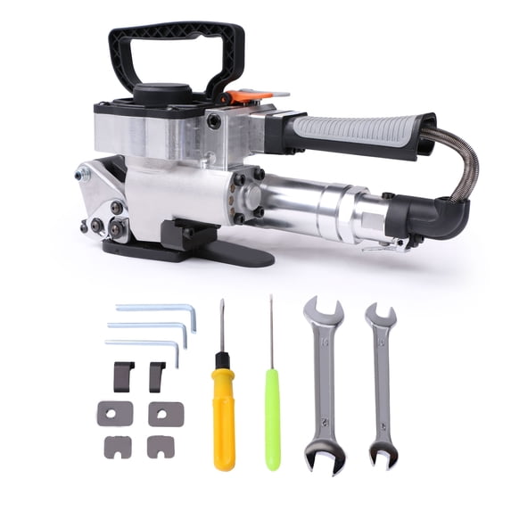 U.S. Solid Pneumatic Strapping Tool Handheld Packaging Machine For PP PET Belt Width 1/2-3/4 inch With 3500N Max Tension For 0.4-1.2mm Strapping