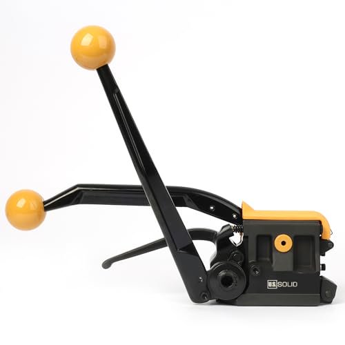 U.S. Solid Steel Packaging Strapping Tool Metal Manual Packing Banding Machine for Width 1/2" 5/8" 3/4" Strapping Sealless Combination Tools