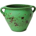thumbnail image 1 of U.S.Sourcing Inc. Earthen Ware Weathered Egyptian Terracotta Vessel/Planter distreesed burnt green, 1 of 7