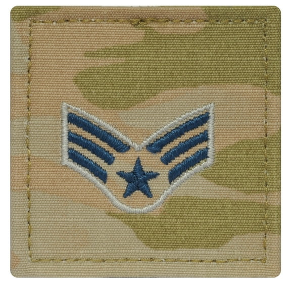 U.S. Space Force Embroidered OCP with Hook Rank Insignia - Specialist 4