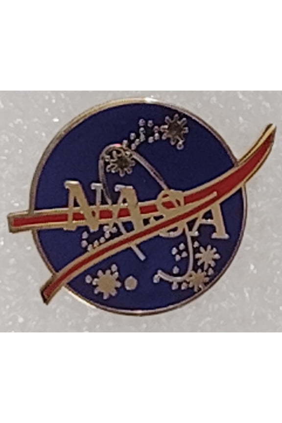 U.S. Space NASA Logo Collector's Hat, Lapel, Brooch Pin 7/8"W x 5/8"H
