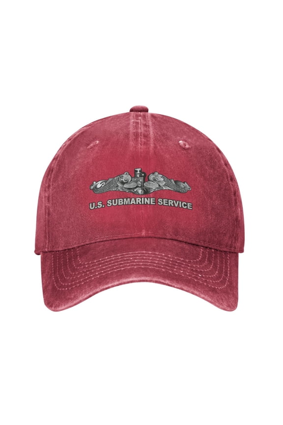 U.S. Submarine Service Adult Adjustable Classic Washed Casquette Cap Hat Baseball Cap For Man For Woman
